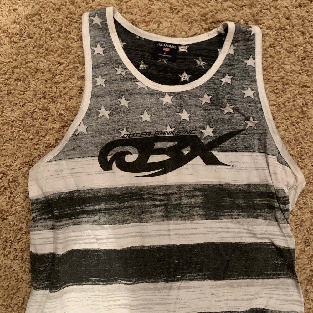Men’s OBX U.S. Apparel beach tank top